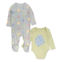 Baby sæt: body og natdragt