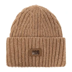 Beanie med logo patch