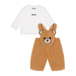 Bear Appliqué Langærmet Sæt