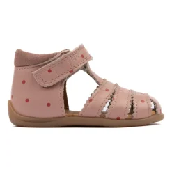 Begynder Sandal - Old Rose Dot
