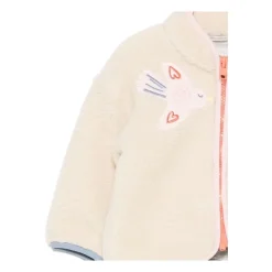 Beige Børn Zip-Up Jakke