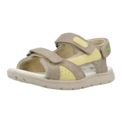 Beige og Gul Sommer Sandaler