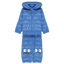 Blå Junior Jumpsuit med Kontrastdetaljer