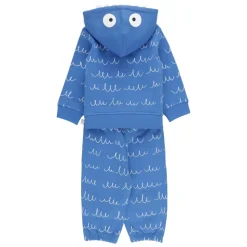 Blå Junior Jumpsuit med Kontrastdetaljer