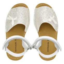 Bow-Embellished Slingback Sandal
