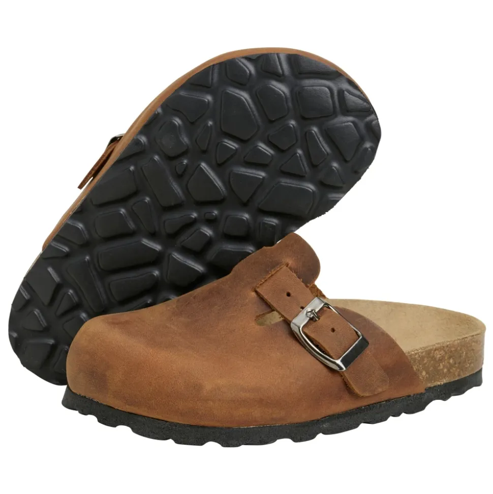 EN FANT - Slippers Nubuck Leather, 250303 - Acorn