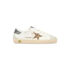 Glitter Star Læder Sneakers