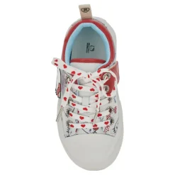 Glitterbesatte blomstersneakers