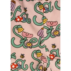 Mønstret sæt: Sweatshirt og shorts