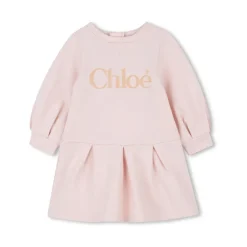 Pink Bomuld Baby Kjole