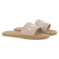 Rosa Sandaler med Fåreskind Foring