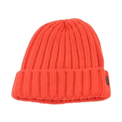 Strikket Beanie med Hævet Logo