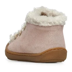 Suede and wool first-steps shoes LALLIT