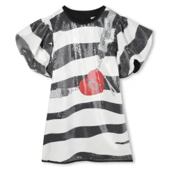 Zebra Sequin Dress