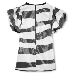 Zebra Sequin Dress